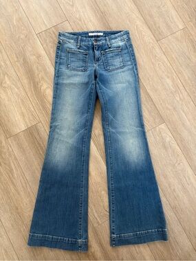 Joe's Jeans Blue Wide Leg Flare Jeans